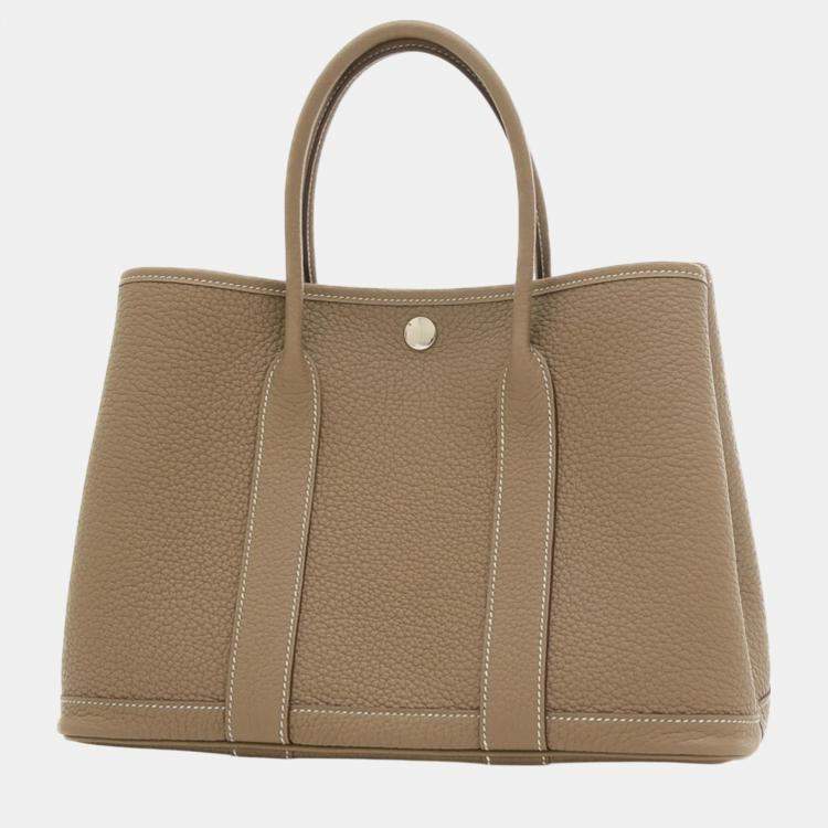 Hermes Negonda Etoupe Garden TPM 30 Tote Bag