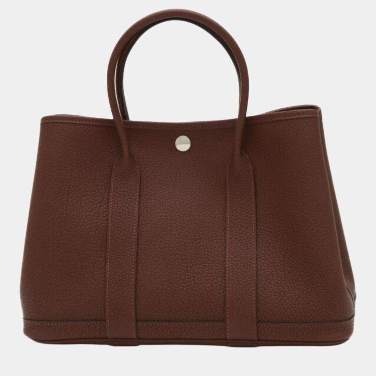 Hermes Negonda Rouge H Garden TPM 30 Tote Bag