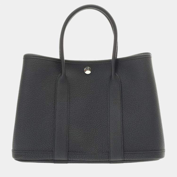 Hermes Black Negonda Garden TPM Handbag