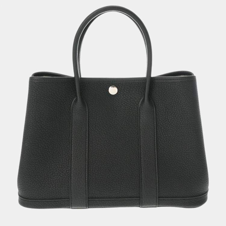 Hermes Black Negonda Garden TPM Handbag