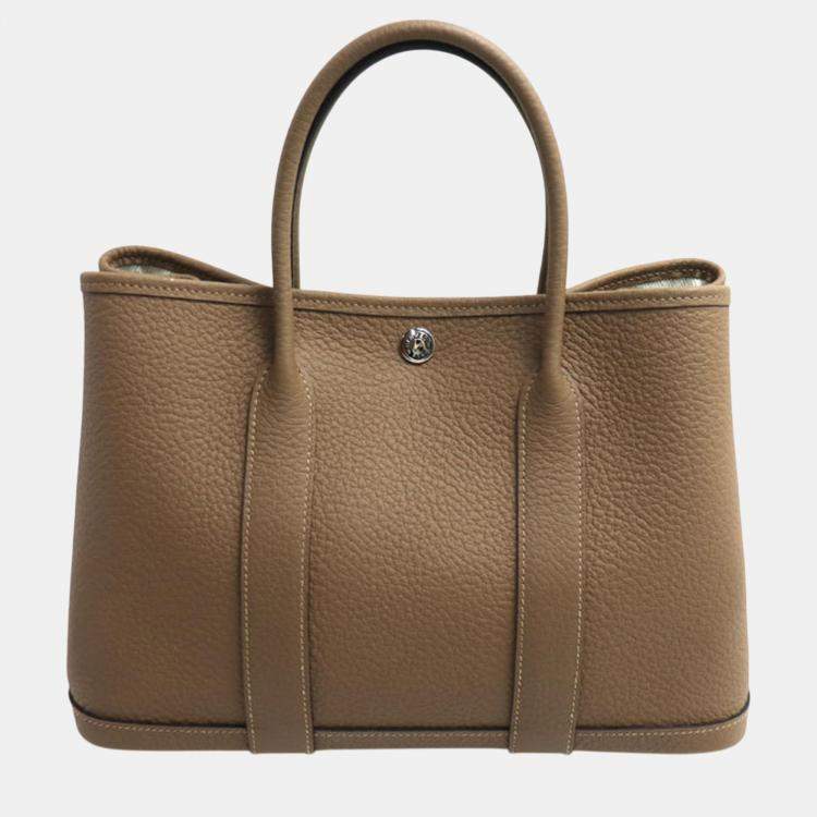 Hermes Etoupe Garden TPM Handbag