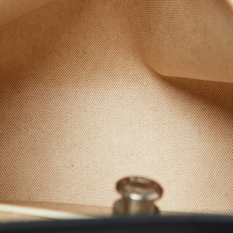 Pre Owned Hermès Beige/Black Toile and Vache Hunter 2in1 Herbag Zip 31 Bag