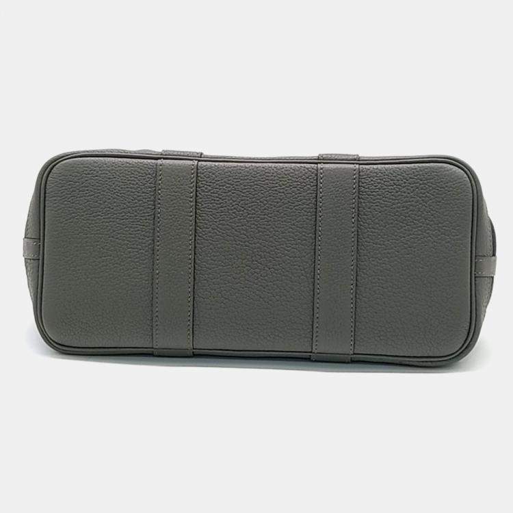 Pre Owned Hermes Black Canvas Garden Party 30 Bag