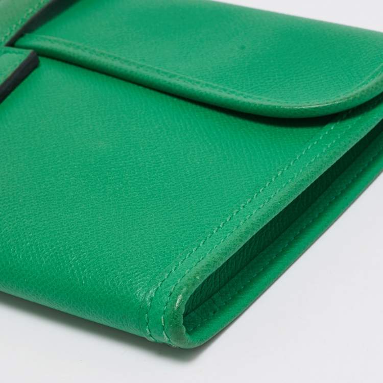 Pre Owned Hermes Bambou Epsom Leather Elan Jige 29 Clutch