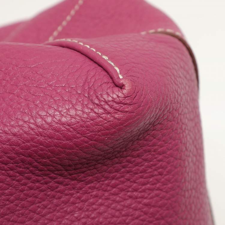 Pre Owned Hermes Tosca/Alizan Togo Leather Double Sens Tote