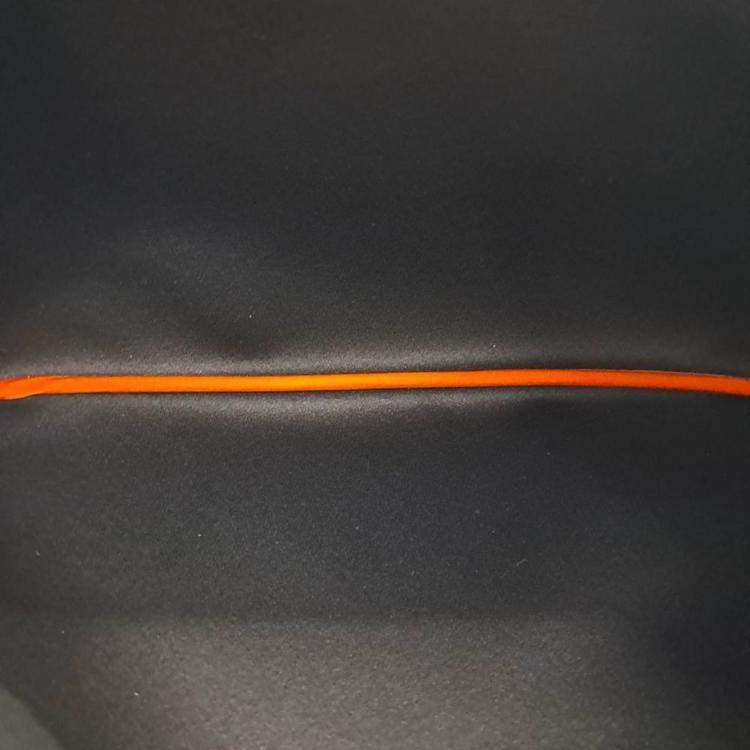 Pre Owned Hermes Orange Neoprene Small Neobain Case 
