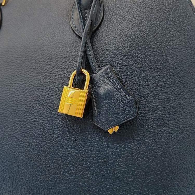 Pre Owned Hermes Bolide 1923 30 Satchel Bag