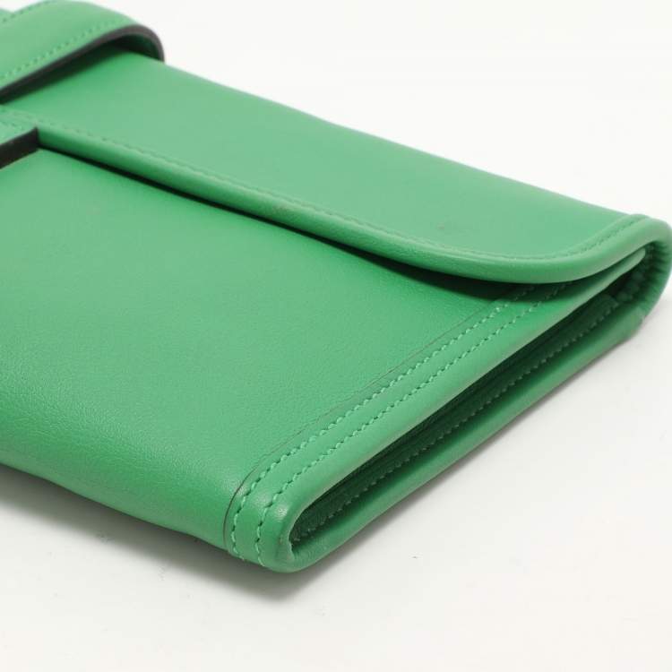 Pre Owned Hermès Bambou Swift Leather Jige Elan 29 Clutch