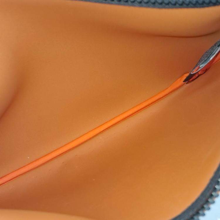 Pre Owned Hermes Brown Fabric Neo Vein Clutch bag