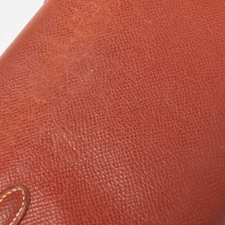 Pre Owned Hermes Brique Epsom Leather Kelly Longue Wallet
