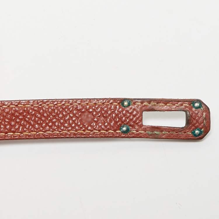 Pre Owned Hermes Brique Epsom Leather Kelly Longue Wallet