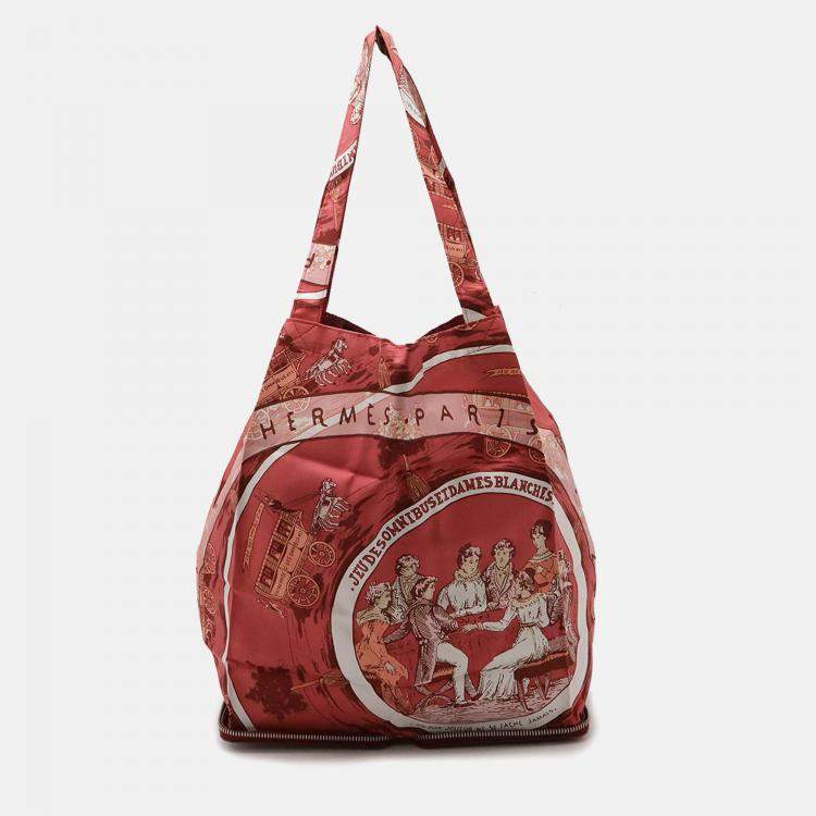 Pre Owned Hermes Multicolor Silky Pop Eco Tote Bag