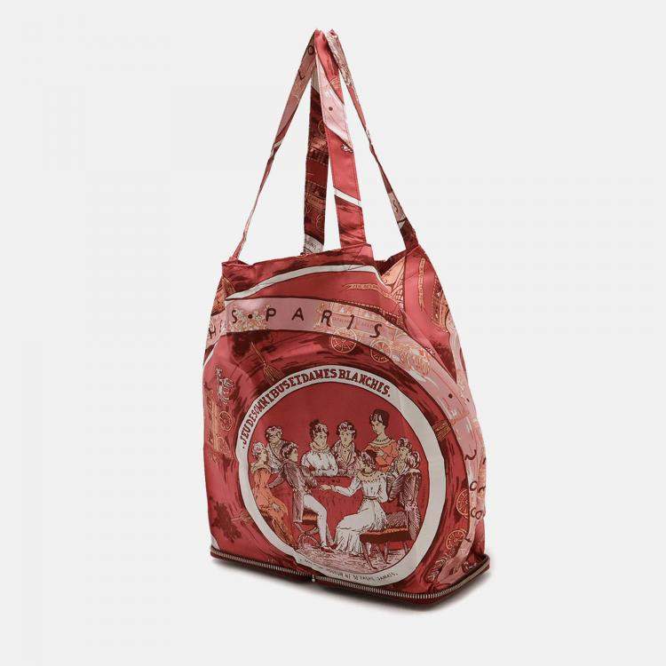 Pre Owned Hermes Multicolor Silky Pop Eco Tote Bag