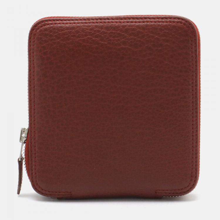 Pre Owned Hermes Red Leather Silky Pop Eco Tote Bag  