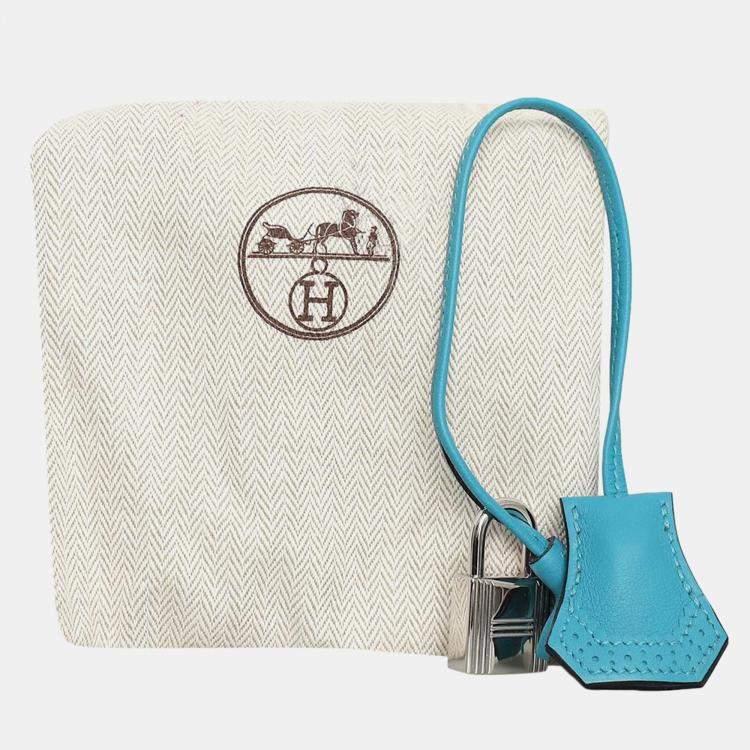 Pre Owned Hermes Leather Kelly Ghillies 35 Bag