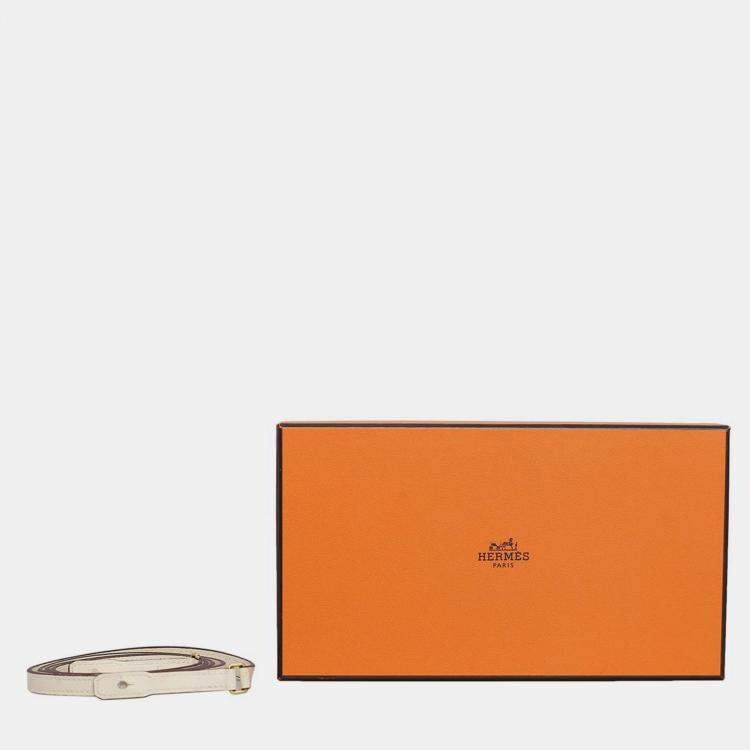 Pre Owned Hermes Nata Ostrich Constance To Go bag GHW