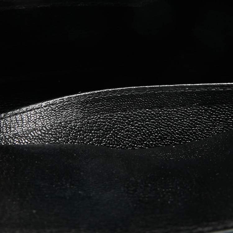 Pre Owned Hermes Noir Togo Leather Palladium Finish Birkin 30 Bag