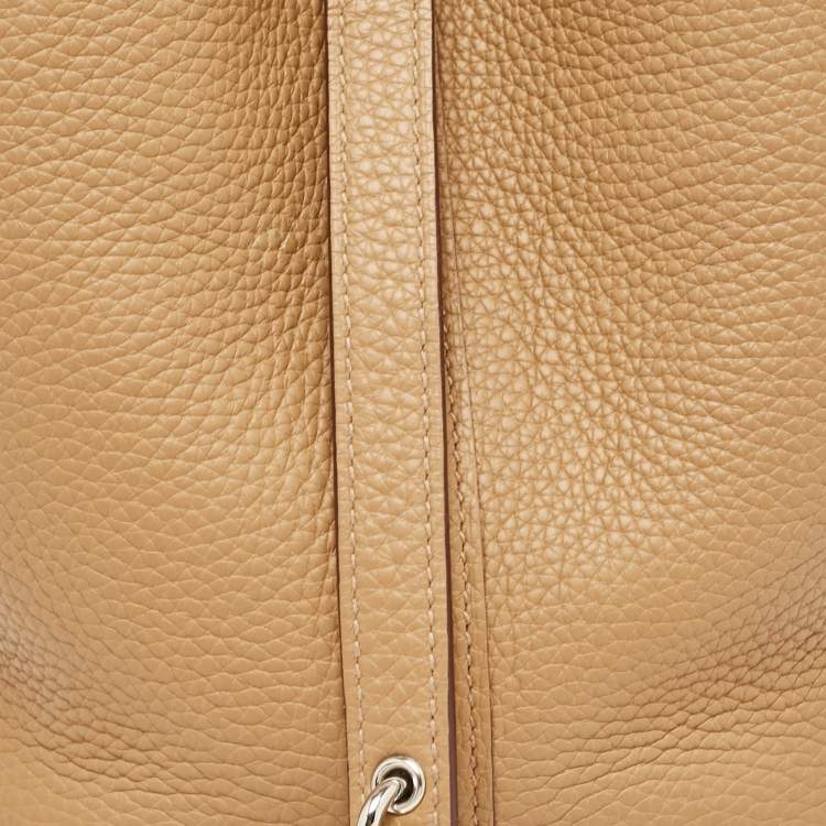 Pre Owned Hermes Biscuit Taurillon Clemence Leather Picotin Lock 18 Bag