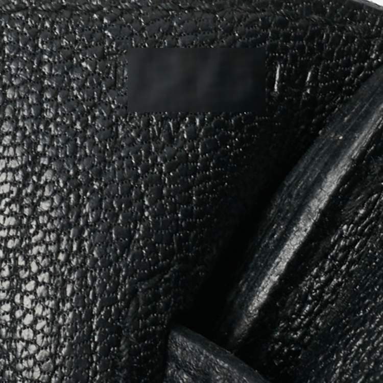 Pre Owned Hermes Noir Togo Leather Gold Finish Birkin 35 Bag