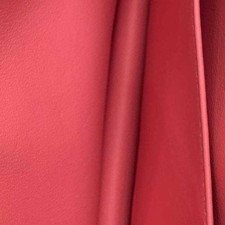 Pre Owned Hermes Summer Pink Swift Leather Constance 19 bag