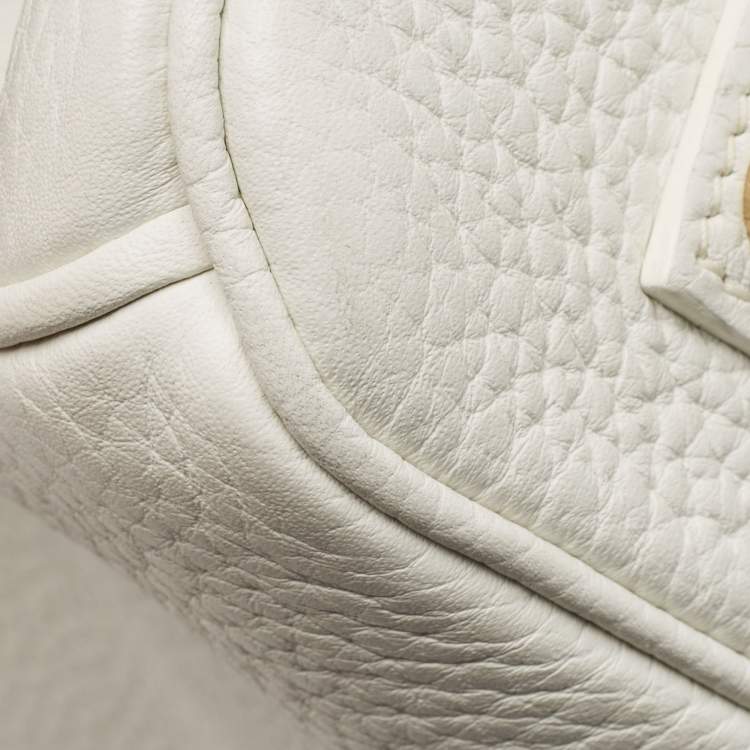 مملوكة مسبقًا Hermès Blanc Togo Leather Gold Finish Birkin 35 Bag