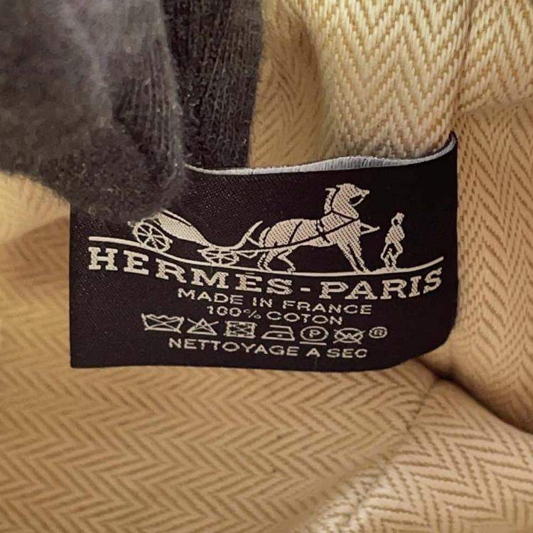Pre Owned Hermes Hibiscus Canvas Bride- A -Bac PM Bag