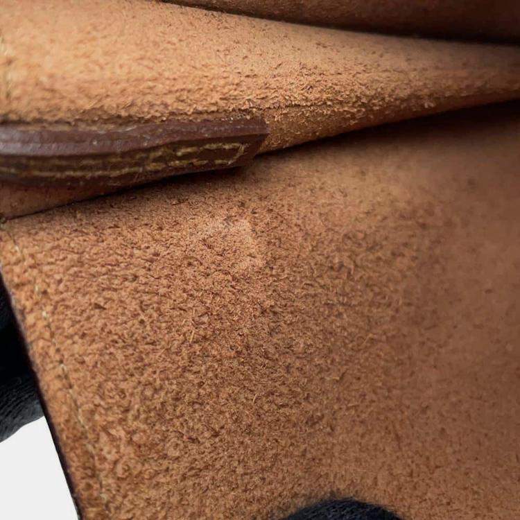 Pre Owned Hermes Brown Box Calf Leather Onimetu Bag