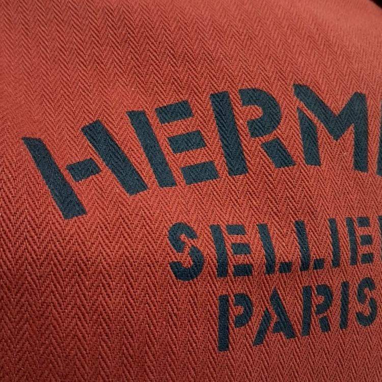 Pre Owned Hermes Red Fabric Aline Shoulder Bag