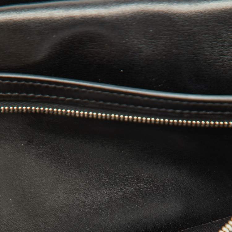 Pre Owned Hermes Black Swift Leather Bearn Wallet