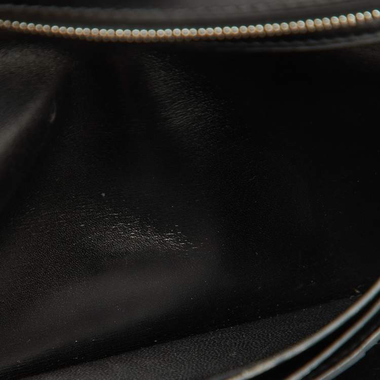 Pre Owned Hermes Black Swift Leather Bearn Wallet