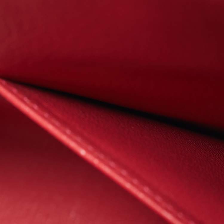 Pre Owned Hermes Bougainvillier Ostrich Palladium Finish Kelly Sellier 28 Bag