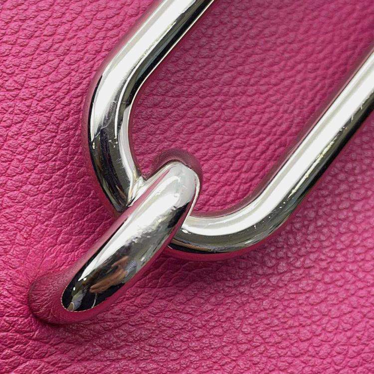 Pre Owned Hermes Rose Purple Evercolor Roulis 23 Shoulder Bag