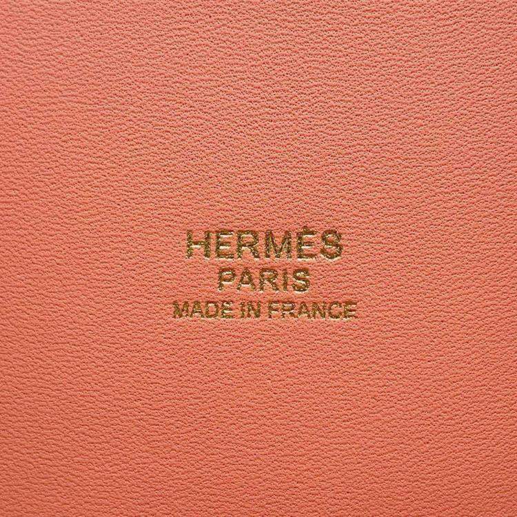 Pre Owned Hermes Crevette Taurillon Clemence Bolide 31 Handbag 
