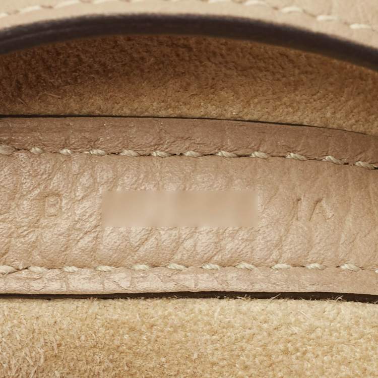 Pre Owned Hermes Beige Marfa Taurillon Clemence Leather Picotin Lock 18 Bag