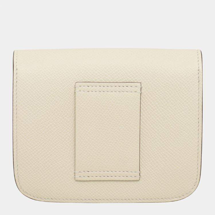 Pre Owned Hermes Nata Epsom Leather Constance Slim Wallet