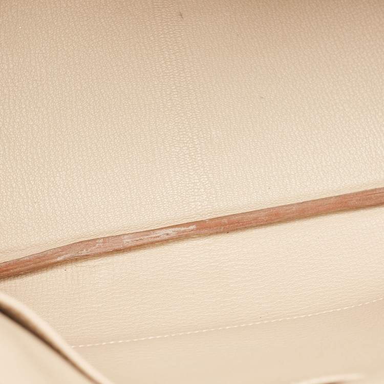 Pre Owned Hermes Rose Jaipur/Argile/Etoupe Taurillon Clemence and Swift Leather Brushed Palladium Finish Birkin 35 Bag