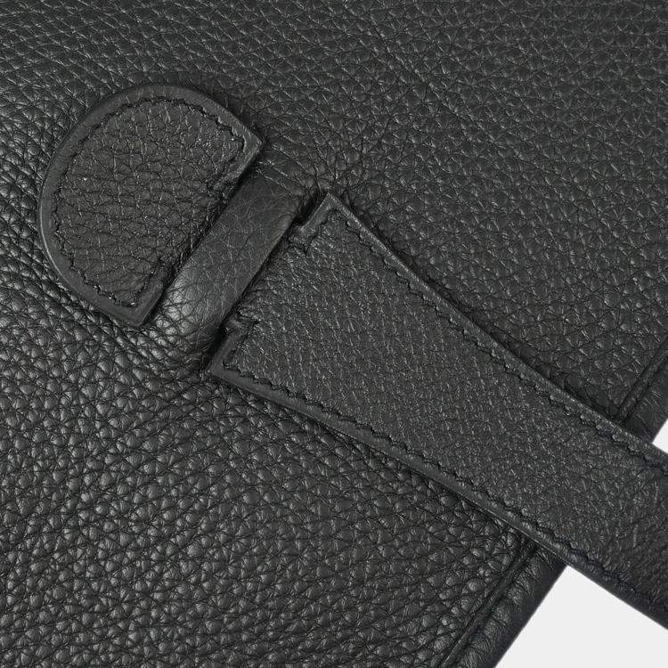 Pre Owned Hermes Black Togo Leather Evelyne II GM Shoulder Bag
