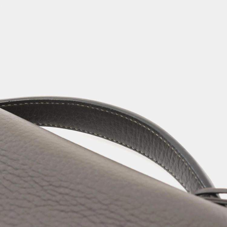 Pre Owned Hermes Taurillon Clemence Sac A Depeche 27 Business Bag