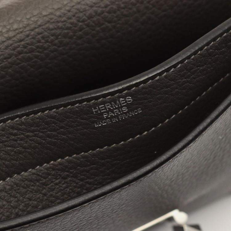 Pre Owned Hermes Taurillon Clemence Sac A Depeche 27 Business Bag