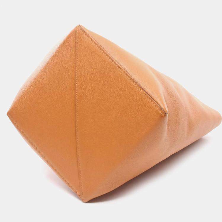 Pre Owned Hermes Brown Toffee Evercolor Leather Licol 19 Shoulder Bag  