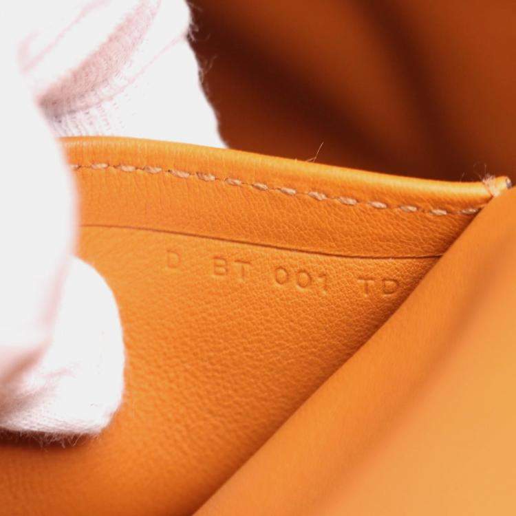 Pre Owned Hermes Brown Toffee Evercolor Leather Licol 19 Shoulder Bag  