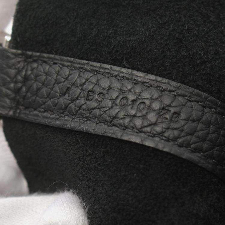 Pre Owned Hermes Black Taurillon Clemence Leather Picotin Lock 22 Handbag