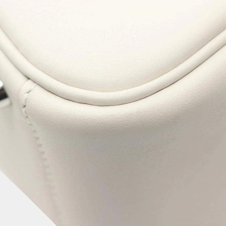Pre Owned Hermes Gris Pale Swift Leather Lindy Mini Shoulder Bag