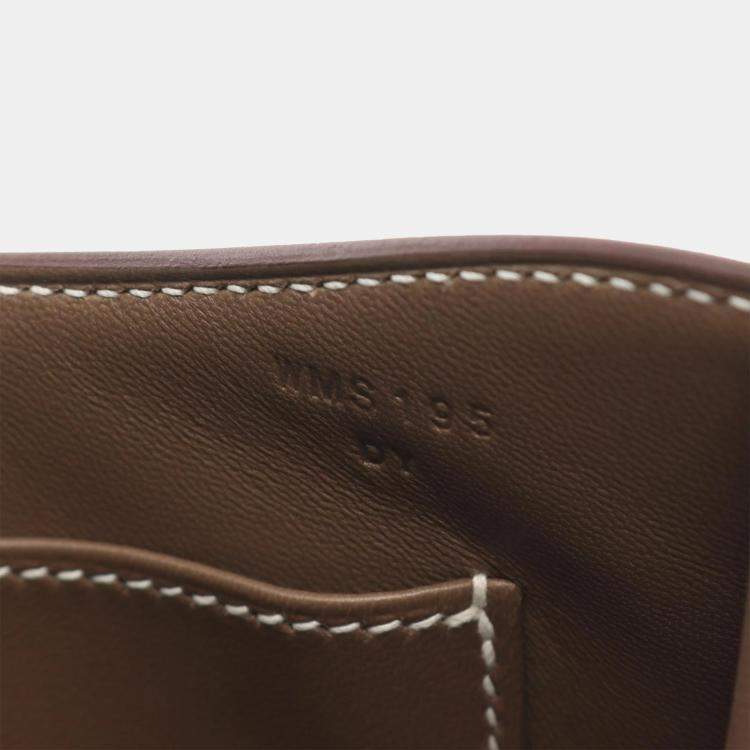 Pre Owned Hermes Etoupe Grey Epsom Leather Constance Elan Shoulder Bag