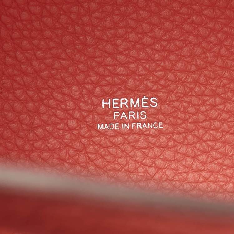 Pre Owned Hermès Rose Texas Ostrich and Taurillon Clemence Leather Picotin Lock 18 Bag