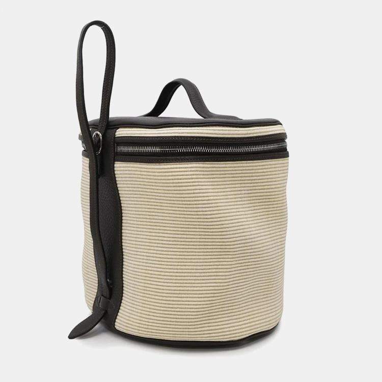 Pre Owned Hermes Beige Crinoline Taurillon Inter City Shoulder Bag