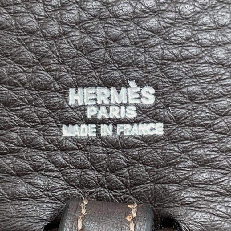 Pre Owned Hermes Beige Crinoline Taurillon Inter City Shoulder Bag