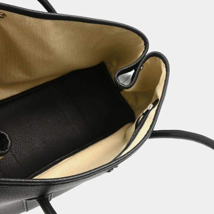 Pre Owned Hermes Black Negonda Garden Party 36 Tote