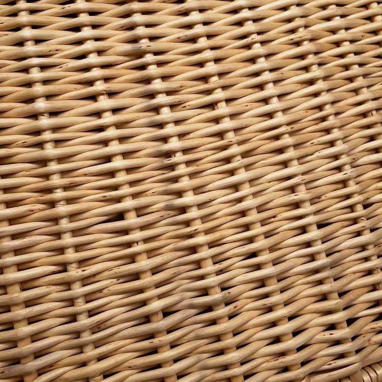 Pre Owned Hermes Natural/Fauve Willow Barenia Leather Bolit Picnic Size 24