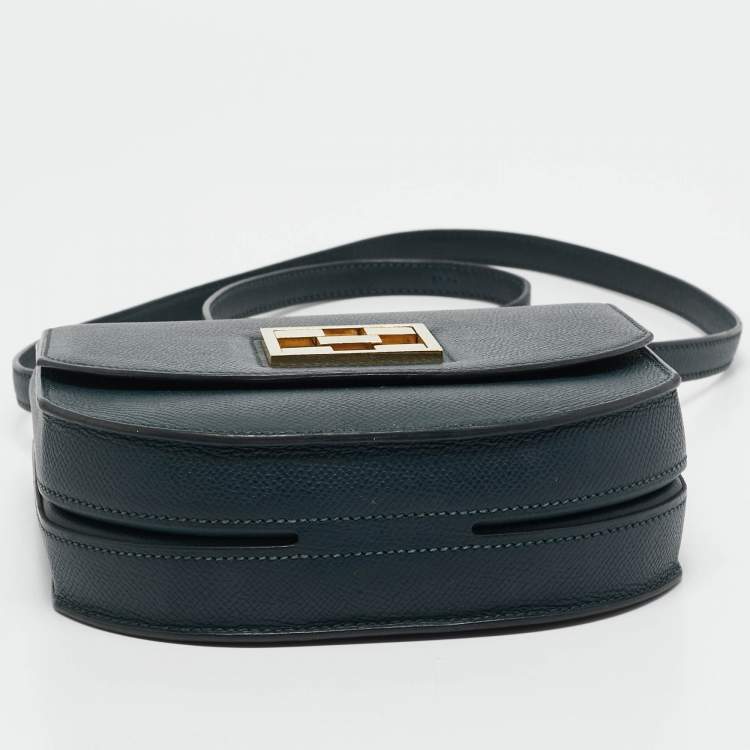 Pre Owned Hermes Vert Cypres Epsom Leather Gold Finish Mosaique Au 24-17 Bag